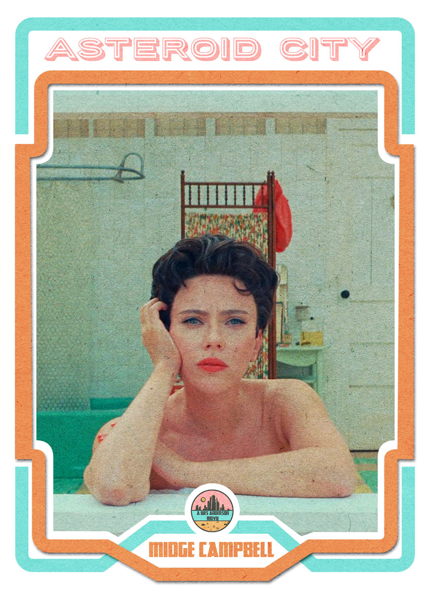 iamSLip's tweet photo. "Midge Campbell"
------
Asteroid City #2

#moviecard #WesAnderson #AsteroidCity  #asteroidcitylefilm https://t.co/hDfx5nNJN6