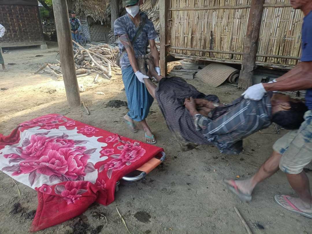 SAC troops killed 18 people including 13 PDF members and raped 2 women in their raids to the villages of Sagaing division. The dead bodies that were burnt down were also found, and 2 locals is still missing. #2023Jun26Coup #HelpMyanmarIDPs #WhatsHappeningInMyanmar
