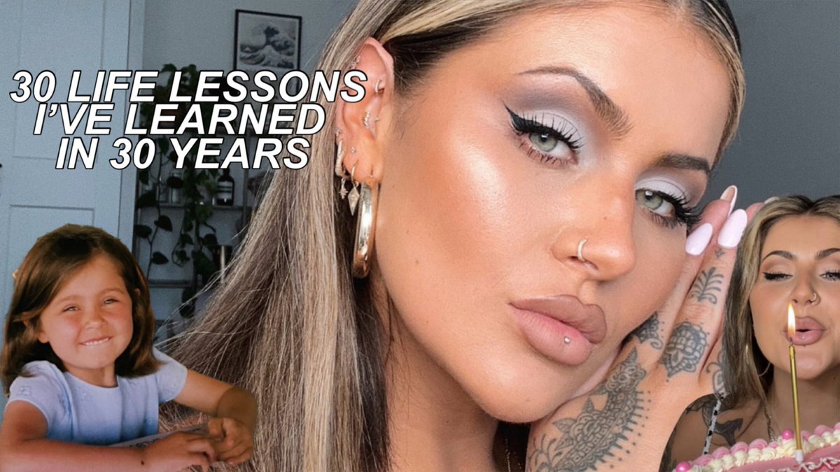 CHATTY GRWM - 30 LIFE LESSONS I'VE LEARNED IN 30 YEARS youtu.be/ZwSa-5zlSZo