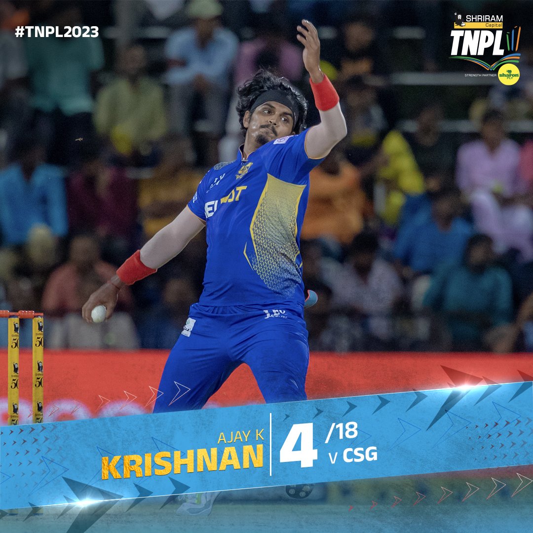 TNPremierLeague's tweet photo. Madurai's lethal bowling combo!👊🏼
#TNPL2023🏏
#csgvssmp
#TNPLonstarsports
#TNPLonfancode
#NammaAatamAarambam💥
#NammaOoruNammaGethu💪🏼 https://t.co/WFOMdKv2Gp