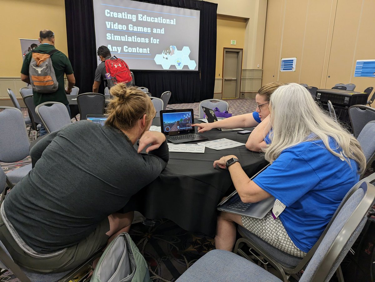 It was such an honor (and a blast!)  to present about creating edu video games at <a href="/ISTEofficial/">ISTE</a> this morning. Our <a href="/ChesapeakeHS/">ChesapeakeHS_BCPS</a> Ss, Rasheed and Danny stole the show!

#istelive23
#istelive23sweepstakes