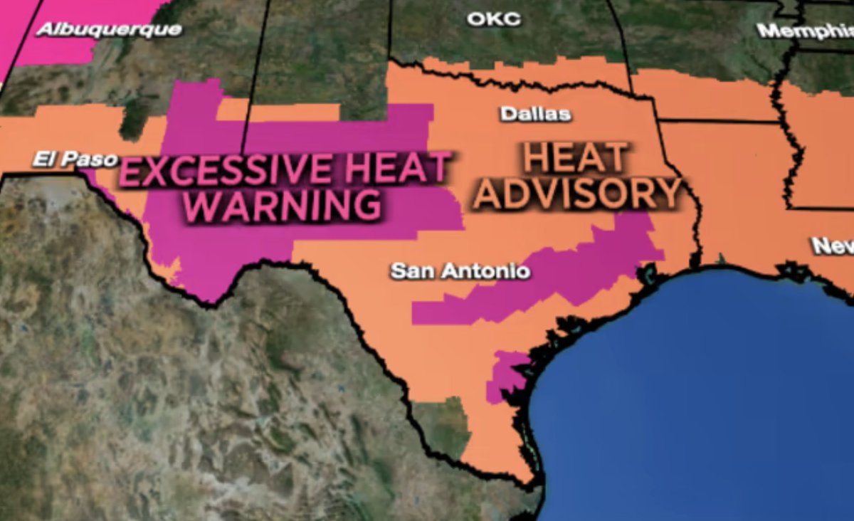 MyDeceleration's tweet image. Because too many national news stories and weather reports artificially interrupt their reporting at the border (see this example), we&apos;d wager a lot of folks sweating it out in Texas right now have little idea what folks in Mexico are living through right now.