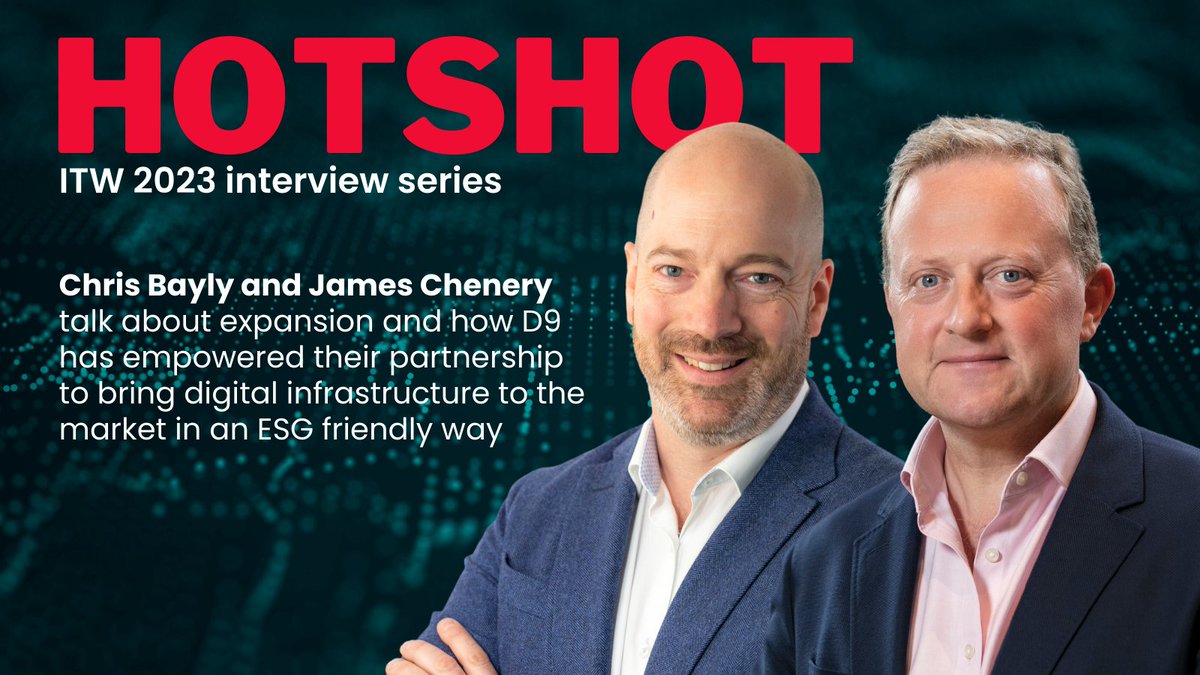 hottelecom's tweet photo. Next on the HotSeat is not one but two industry experts, Chris Bayly, CCO at Aqua Comms and James Chenery, Sales Director and Head of London at Verne Global.

Watch Chris and James in action: https://t.co/ntdxINqj56

#HotSeat #ITW23 #sustainability #digitalinfrastructure #ESG https://t.co/WddF2590Me