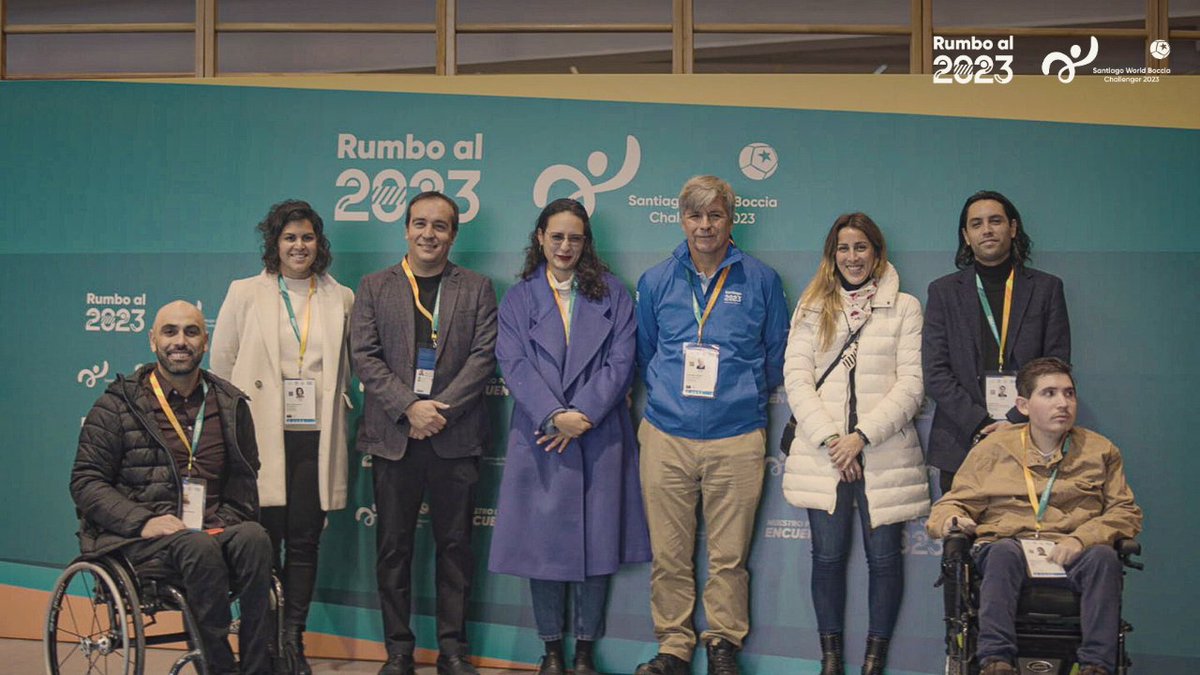 santiago2023's tweet photo. 🔵⚪️🔴 ¡¡VAMO' QUE VAMO'!! 🔥

Hoy comienza el Santiago World Boccia Challenger 2023 en Lo Espejo. Con la presencia de distintas autoridades y Para atletas, comenzamos este vibrante evento con miras a #Santiago2023. 

¡Atentos y atentas nuestros canales oficiales, no se lo pierdan!
