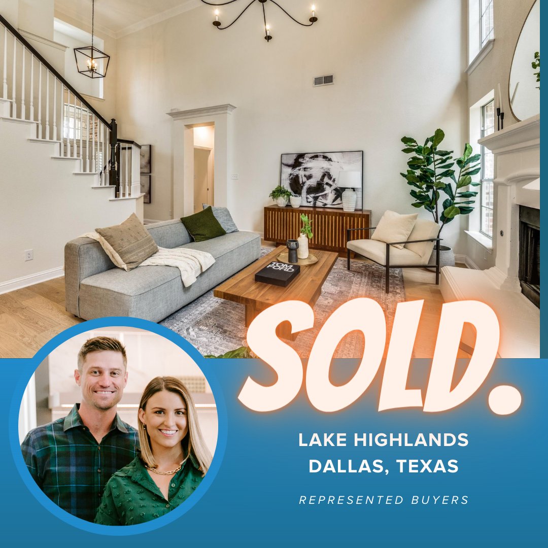 Another satisfied out-of-state client! This was a special one getting to help one of my best friends and his beautiful new bride navigate purchasing their first home, all while being in separate cities in other states! Welcome (back) to Texas, Jon and Sigrid! 🥂🏡