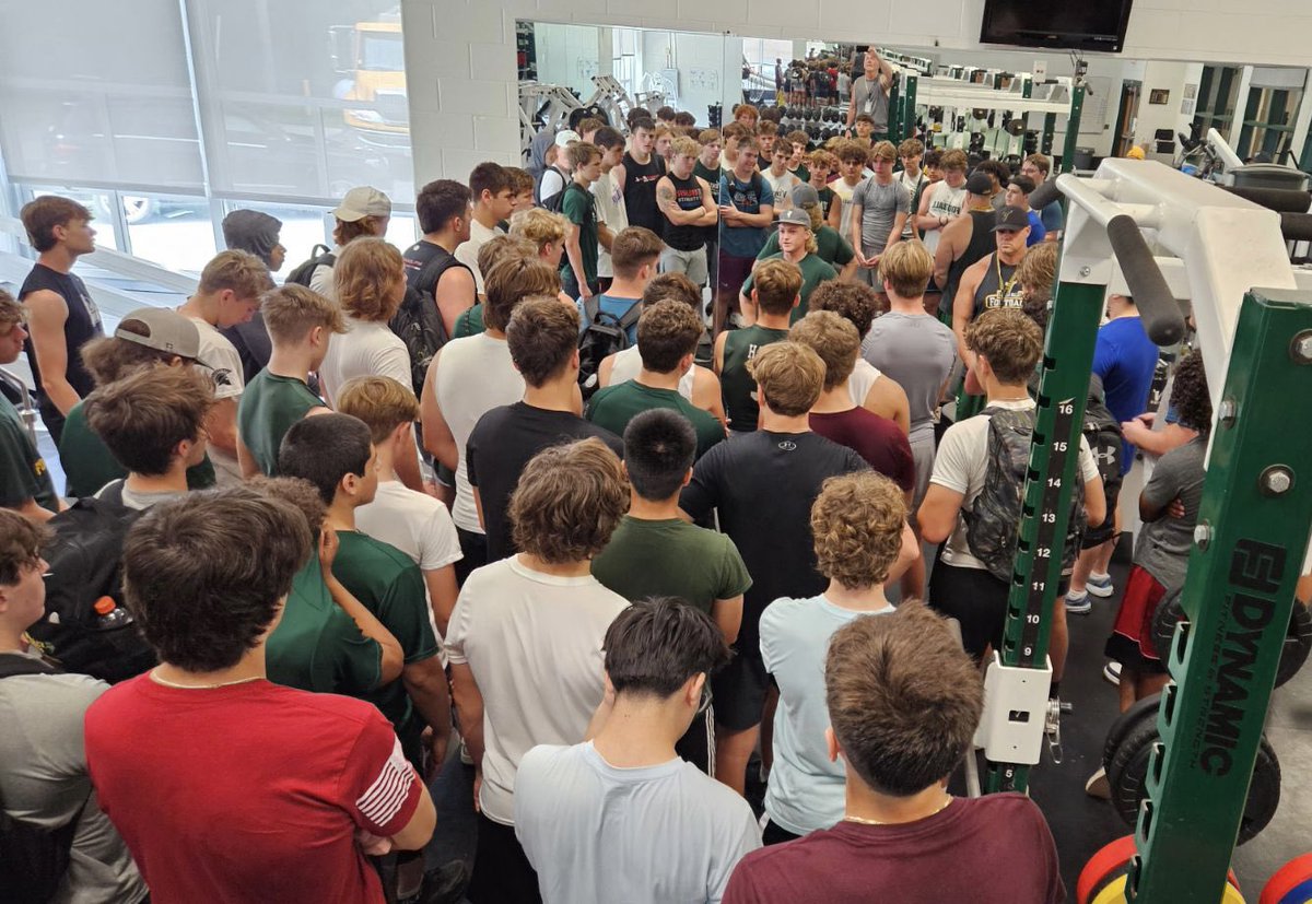 Valley alum & 2019 graduate @franco_zach speaking to the team what it means to him to be a Viking.  As a college graduate now …Zach talked about how Valley football prepared him for life, bonds formed & memories created that will last a lifetime.  #Viking4Life #BuildonTradition