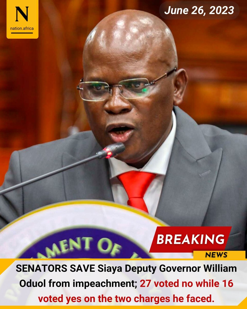 solo_ambuku's tweet photo. @NationAfrica Bravo @Senate_KE for emancipating maverick deputy governor #Siaya William Oduol from the yoke of #Odingaism and @RailaOdinga blackmail. Governor @orengo_james should hang his head in shame for persecuting Oduol, all in vain! #LuoNation rising! 💪🏾💪🏾💪🏾 https://t.co/sqz2sR6S0q