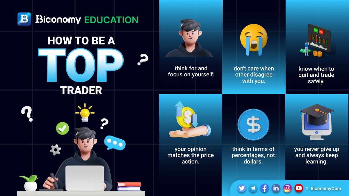 📚 #BICONOMY EDUCATION🚀

Becoming a Top Trader isn't that hard at all as long as you follow the right plan🔥

Follow us & grow your knowledge🚀

#BiconomyExchange #BIT #Crypto #Bitcoin #BTC #Ethereum #ETH #Altcoins #CryptoTrading #Trading #cryptocurrencies