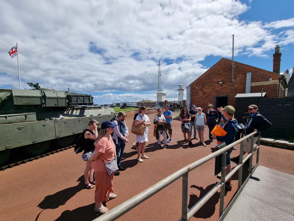 Such a brilliant event by <a href="/planktochrome/">Rob Smith</a> and <a href="/Tim4Shaw/">Tim Shaw</a> on Sat. The setting of Hartlepool was stunning for an #Ambulation and so compelling to be <a href="/Heugh_Museum/">Heugh Battery Museum</a> considering the zeppelin raids as part of soundmirror.xyz