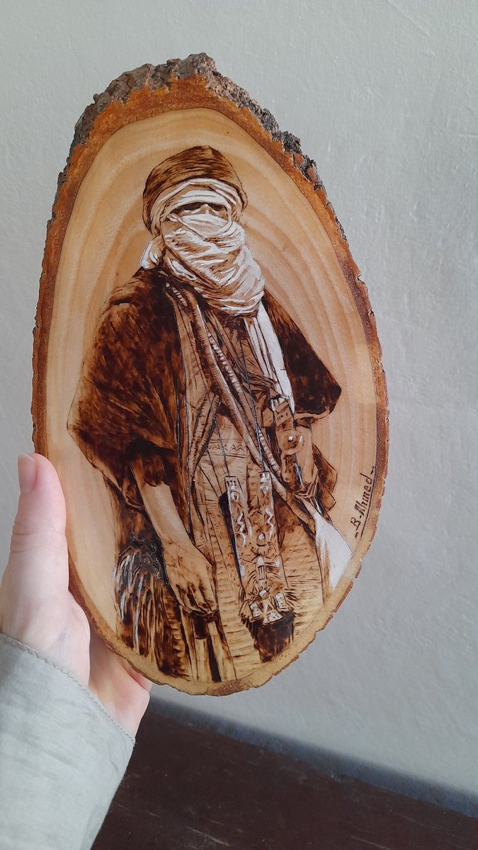 kristell_DCA's tweet image. Admirez ce travail #faitmain 
Ma trouvaille du jour 🥹
#pyrogravure #touareg