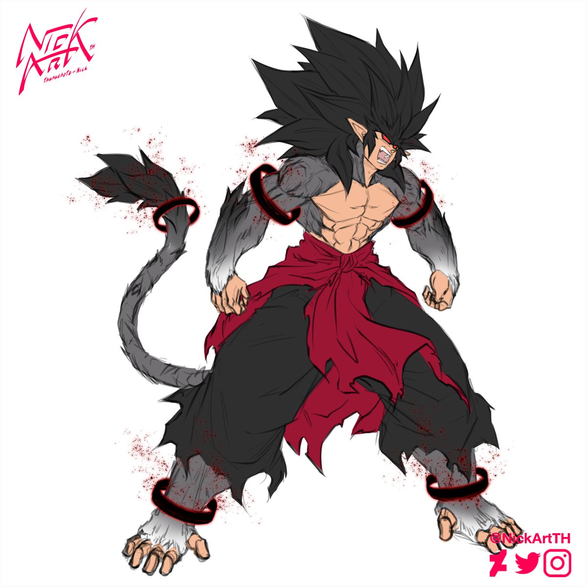 On the occasion of my birthday! 🎂 Debut a new form for my OC