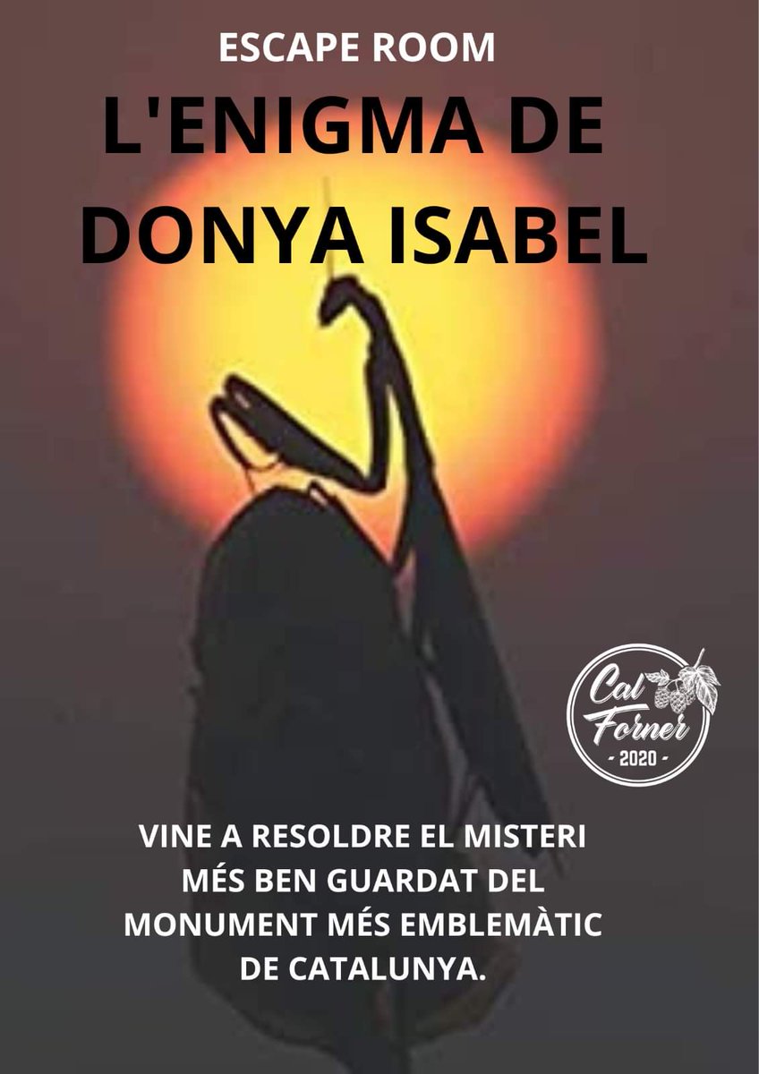 Fa il·lusió ser la inspiració per algú, i en aquest cas, per 2 lectores del poble de Carme, a l'Anoia, que han muntat, qui ho diria, un Escape Room basat a la meva novel·la 'La dama sin rostro'.
Increïble 
N'he vist fotos del decorat; us ho dic de debó: curradíssim.
Us estimo.