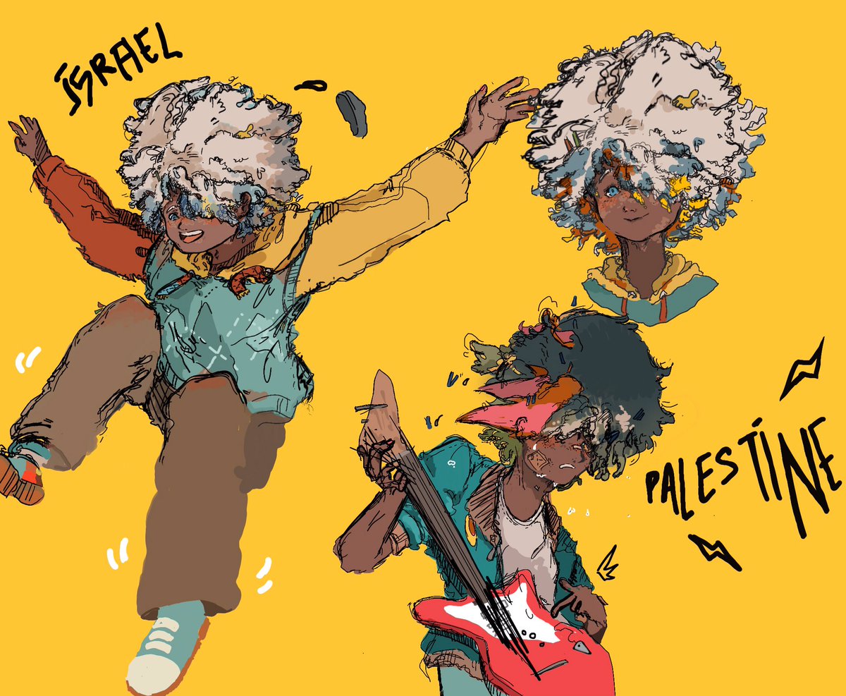 sandboxw1's tweet photo. black culture
#art #illustration #drawing #digitalart #painting #countryhumans #countryhumansisrael #countryhumanspalestine https://t.co/yUBqoPgWEW
