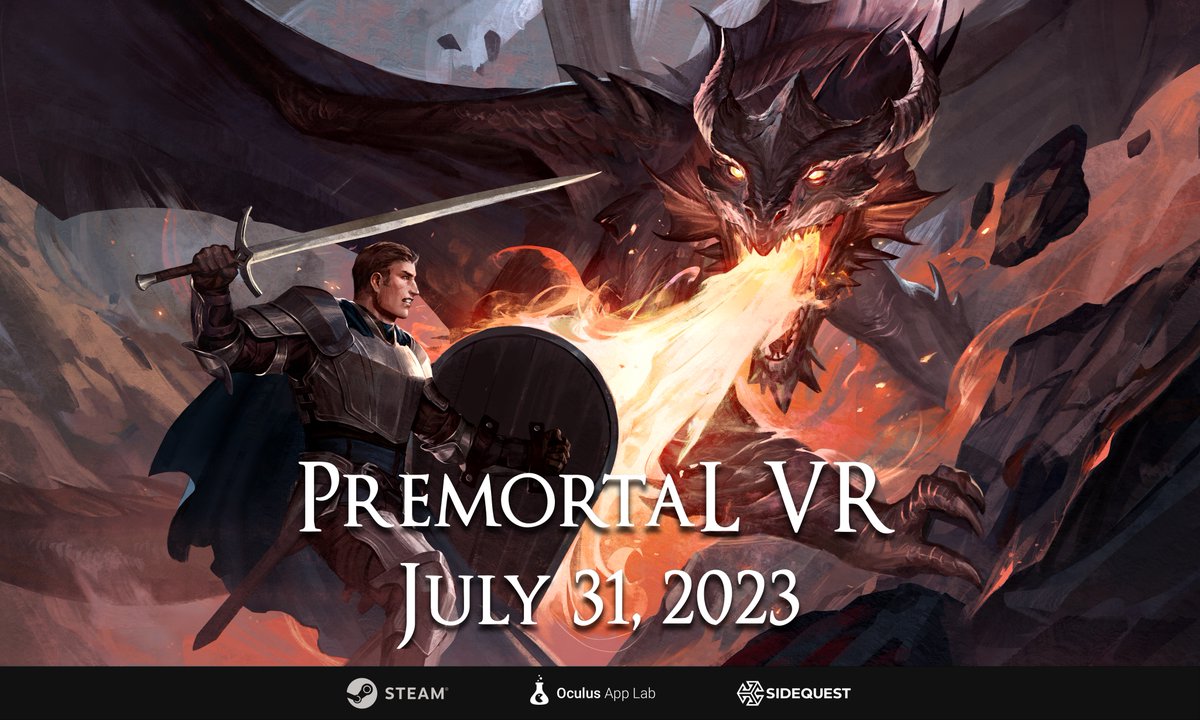 🚨RELEASE DATE!

Premortal VR is an exploration and survival game.
 
✅Survive and explore the vast unique world. 
✅Craft weapons and armors. 
✅Conquer boss trials and ascend.

➡️ Release date: July 31st, 2023 @ 10:00 AM PST

#vrgaming #quest2 #pcvr #steamgames #steamvr #gaming