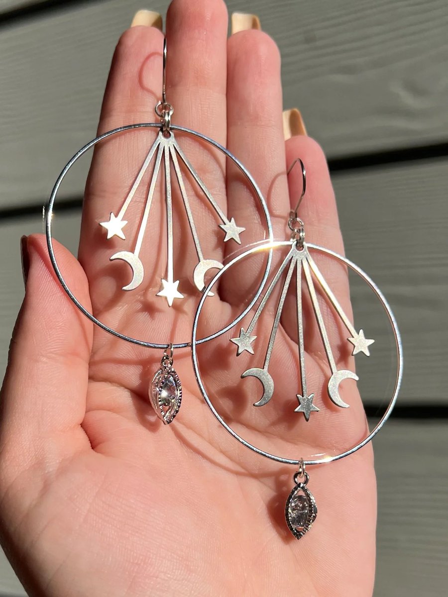 shooting star hoops x 
$18 shipped on my site - 

cateyearts.bigcartel.com/products