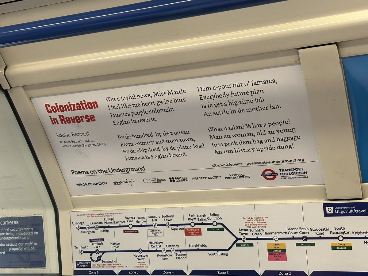 I came across to this poem today on Piccadilly Line. In the past few decades Britain has become so obsessed with self-criticism that it has become an accepted part of the national life. Something we are already used to in Turkey: self-loathing.
#poemsontheunderground