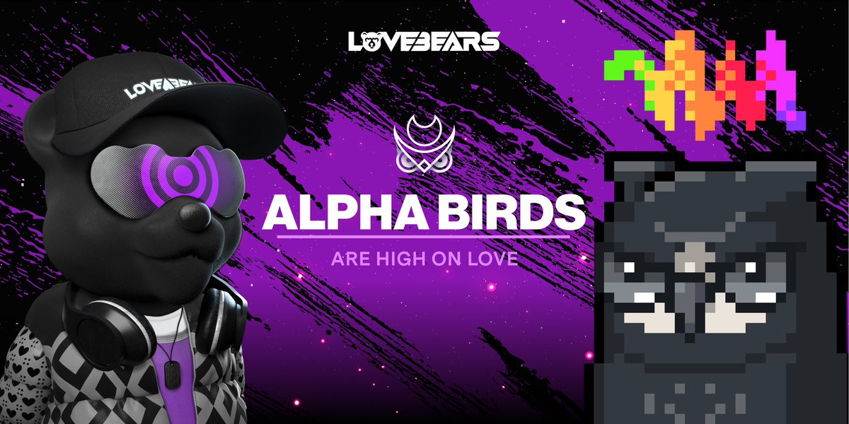 Who knew that feathers and furs could blend together! <a href="/alphabirds_xyz/">Alpha Birds (🪹, 🦉)</a> are high on love! 🐻

RT to Welcome the birds 🐦
