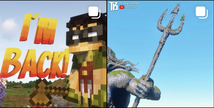 Extremely well planned Instagram grid, showcasing my gigachad biceps &amp; majestically flowing hair 😎