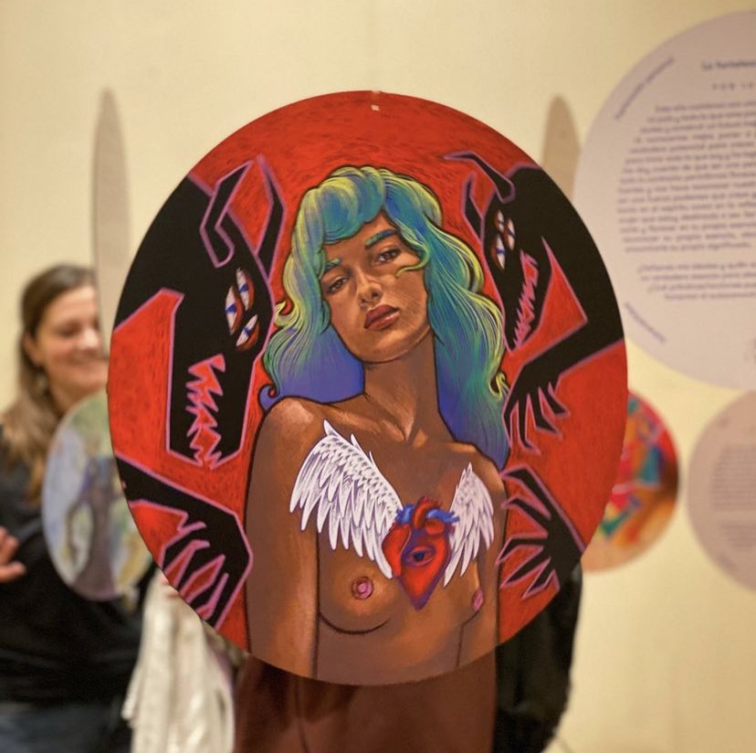 LaFefaCox's tweet photo. I was part of a beautiful collective exhibit! Coming out soon as an nft. #nft  #NFTCommunity https://t.co/IuMkmcYXq6