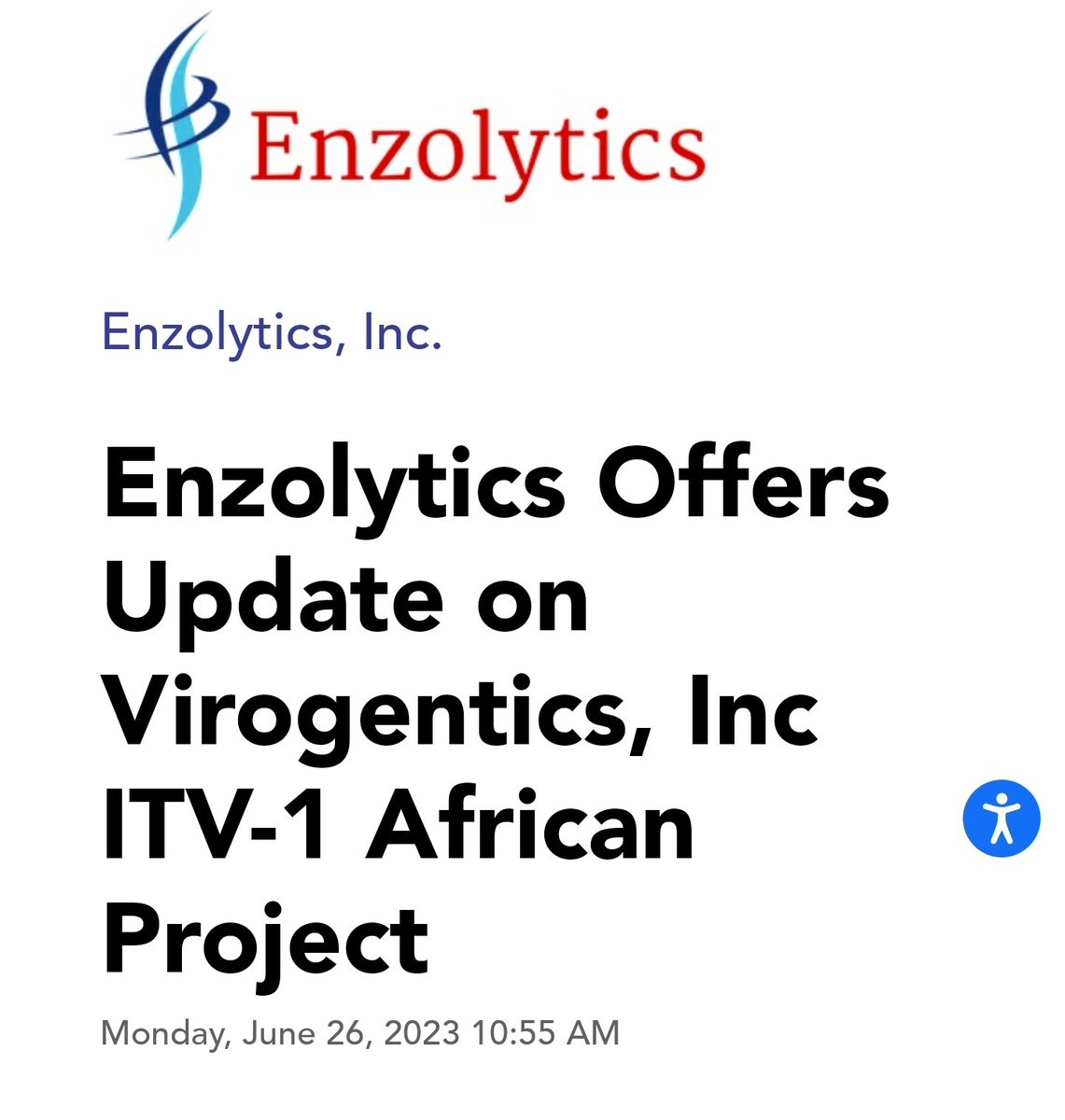 GodfatherCap's tweet photo. $ENZC 🗞Press Release🗞

1️⃣ IPF Immune application to be sold through GNC
2️⃣ ITV1 to be dispensed to HIV patients late July/early August 🔥
3️⃣ ITV1 results expected in early Q4

#Onwards #Upwards

https://t.co/JP9PkCd47j https://t.co/1wLfBBNRpu