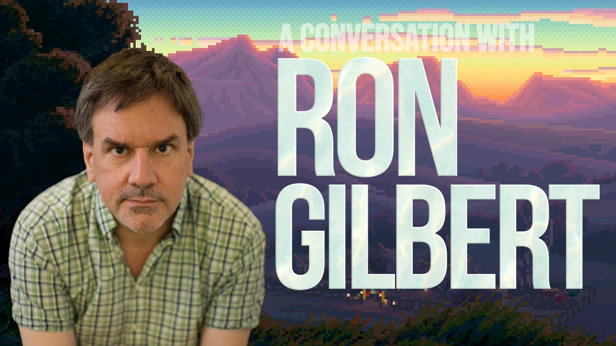 ConvosCurtis's tweet image. 🎙️ Join us this Friday for our conversation with the one and only, Ron Gilbert (@grumpygamer)!

📆 The last day of June... 
☀️ At noon...

📅 Friday @ Noon (PT) 
youtu.be/wIhxZYQRZ8Q