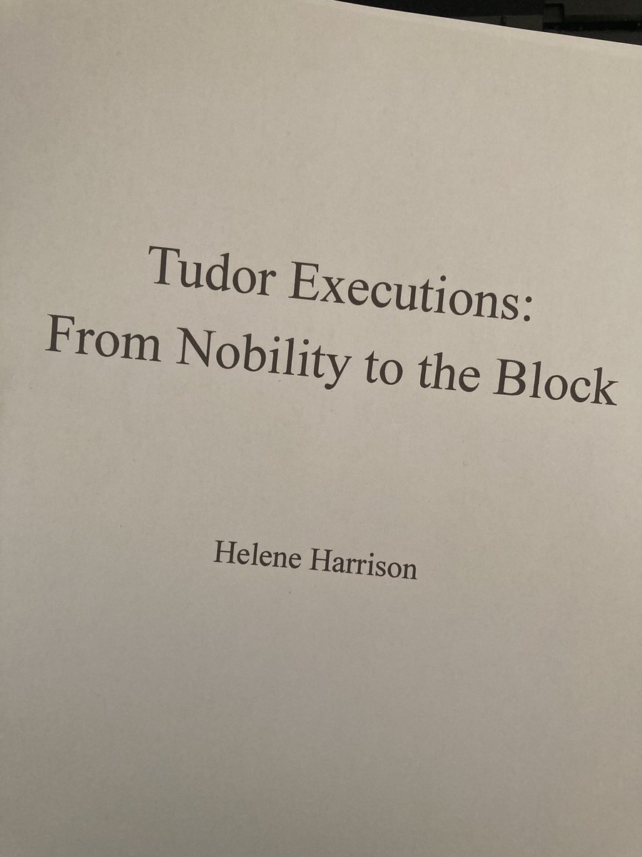 Absolutely delighted to reveal that book number two has just gone to the publisher! ‘Tudor Executions’ coming 2024 from @penswordbooks !!

#tudors #execution #historybook #history #tudorhistory