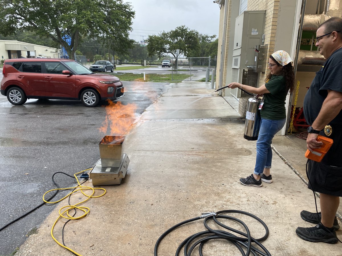Many thanks to Chief Carrington, and to the PTC staff who came out to the Fire Safety training last week.  They learned proper preventative techniques, fire types, and how to properly use a fire extinguisher.  Way to go, Team!
#PTCProud #PTCSafetyFirst #OpportunityStartsHere