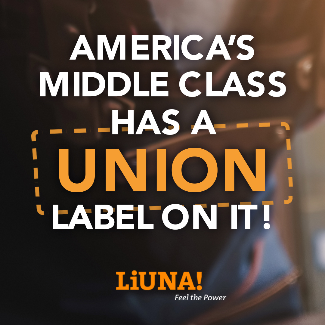 #LIUNA's success is #UnionMade. It was built by hard working families, for working families. Not for big corporations or special interests groups.

#FeelThePower #UnionYes #UnionProud #UnionStrong #UnionsForAll #MiddleClass