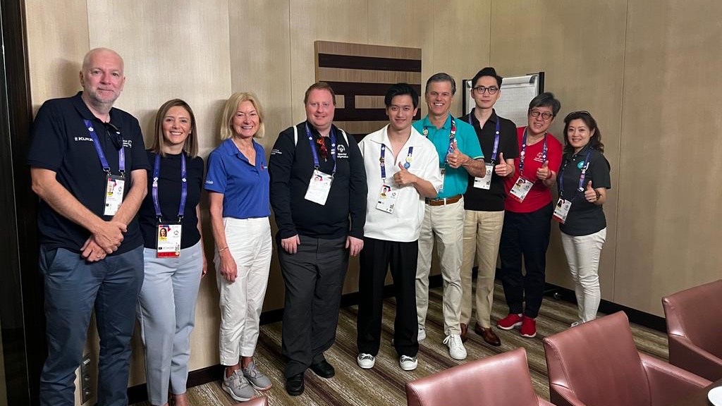 SpecialOlympics's tweet image. 🏎️ We were honored to have F1 driver @ZhouGuanyu24 in town to help us accelerate the #InclusionRevolution! #Berlin2023