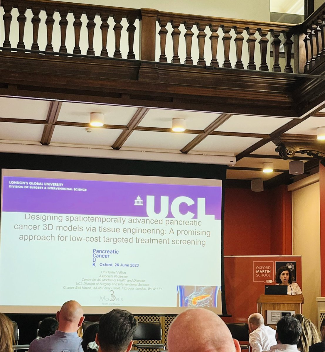 Delighted to have been given the opportunity to present the work we do @3dmodelsucl @UCLDivofSurgery on 3D #models of #PancreaticCancer at the #OxfordPanCanForum @PancreaticCanUK this afternoon! @DrGuptaPriyanka @anniekataki #Multidisciplinary #CancerResearch 🔬🧫