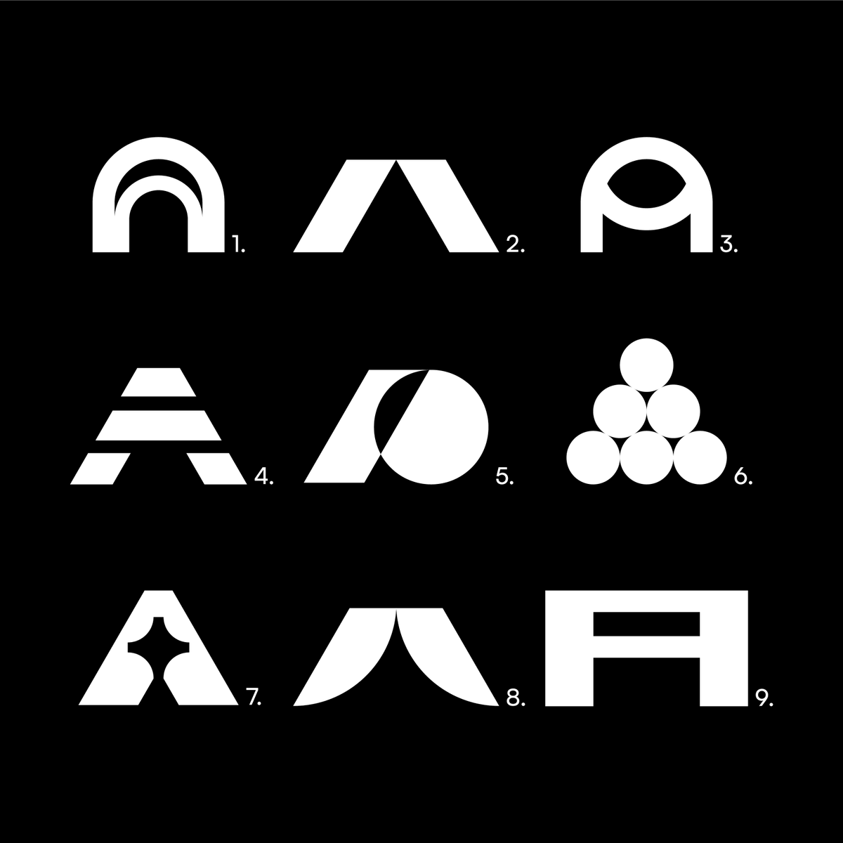 _sonofstone's tweet photo. — Letterform exploration for letter A. Which one is your favourite??🔠

Comment on your favourite design 👇🏿

#logobold #logomark #logologo #logoplace #logobrand #loginspire #logoideas #logoroom #logoconcept #logodaily #logonew #logopassion #logoexcellent #logowork #logoexpose https://t.co/KjshfW8YsV