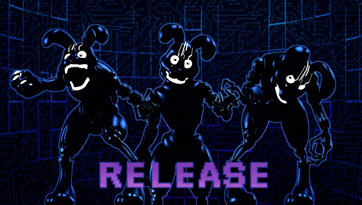 Malhare / Glitchtrap / Mimic RELEASE
Blender 2.79 

Rules
-Give Credit
-Ports are allowed

Some things 
-Notify me if there is any error in the model 
-Mr cupcake is always there

Dowload: mediafire.com/file/ofikwct4m… 

#fnaf #fnafsecuritybreach #fnafruin #securitybreach #blender3d