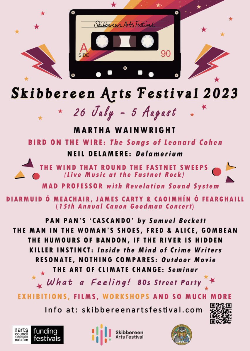 One month from today! Lots of new events added to our brand new website skibbereenartsfestival.com Book now if you can. See you soon. #artscouncilsupported #westcorkfestivals #supportthearts #skibbereen #corkcountycouncil #westcork