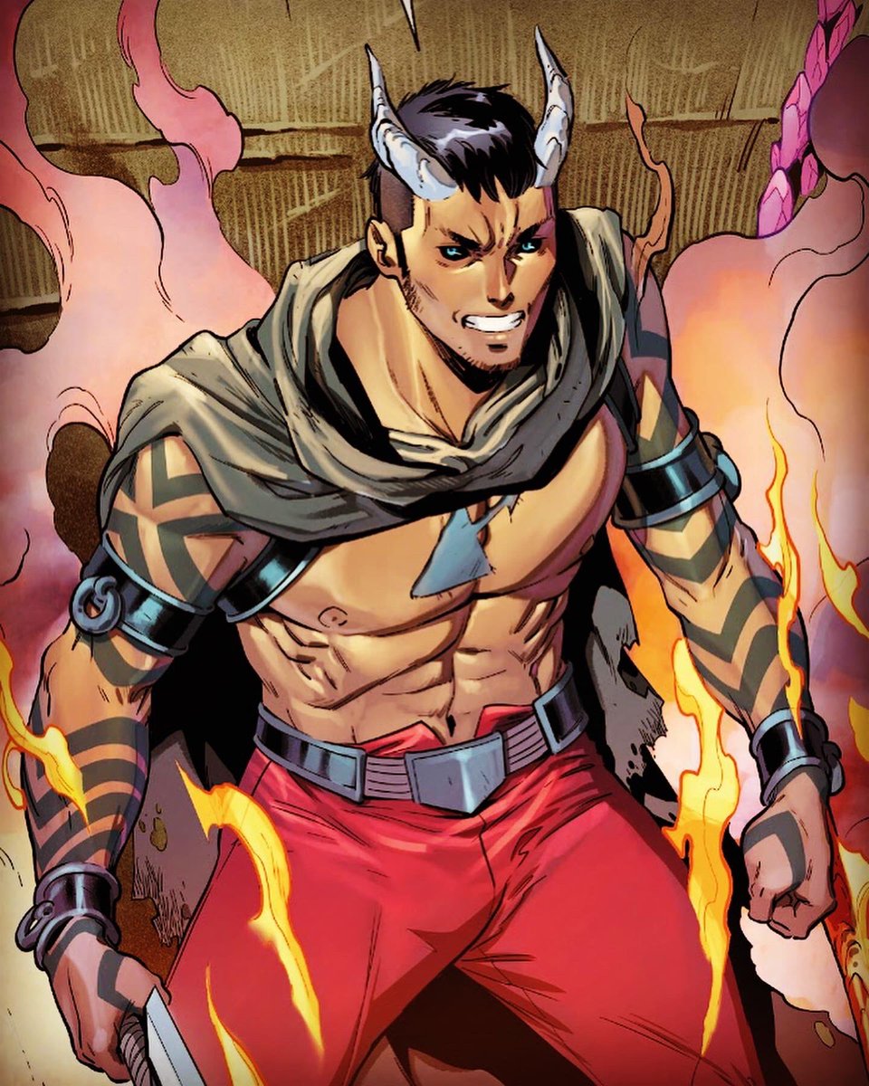 I really love this guy 🔥❤️ Jon Ironfire from X-Men Red #11 -Story by @al_ewing -Art by Me -Color by @toonfed #xmen #xmenred #marvel