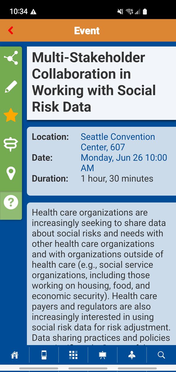 Hassanah2017's tweet photo. 'Multi Stakeholder Collaboration in Working with #SocialRiskData'
This session is like a 5 🌟 restaurant meal to me- #LearningFromtheExperts @AcademyHealth #ARM23 https://t.co/tWMIg900rA