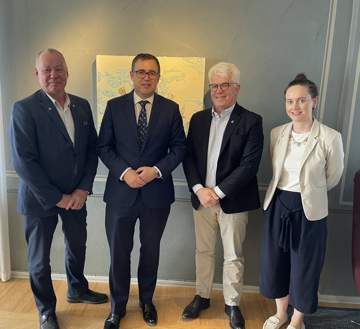 Ambassador of Ireland to Sweden (@ieambsweden) on Twitter photo Thank you to <a href="/KTHuniversity/">KTH Royal Institute of Technology</a> President Söderholm and Vice President Östlund for a great exchange today. Looking forward to deepening the research links and higher educational exchanges with Ireland. #working4ireland Thank you to <a href="/KTHuniversity/">KTH Royal Institute of Technology</a> President Söderholm and Vice President Östlund for a great exchange today. Looking forward to deepening the research links and higher educational exchanges with Ireland. #working4ireland