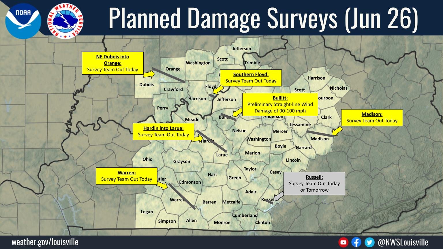 Planned Damage Surveys (Jun 26) - Updated 130p
