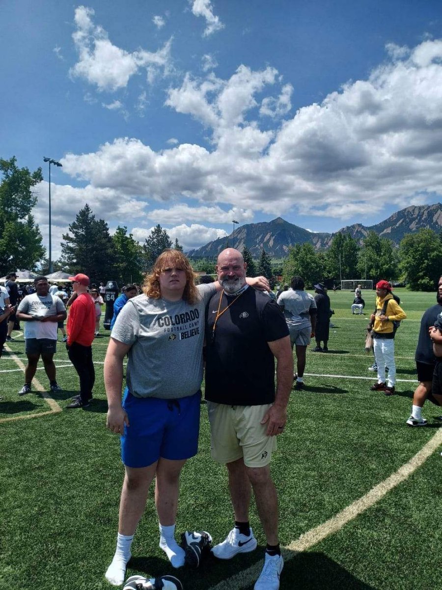 patrickfallon77's tweet image. Had a Great time earlier this month at the CU Buffs Big Man Camp, enjoyed competing and had a great time #GoBuffs ⁦@LarryWMcrae⁩ ⁦@CoachLWig⁩ ⁦@CUBuffsFootball⁩