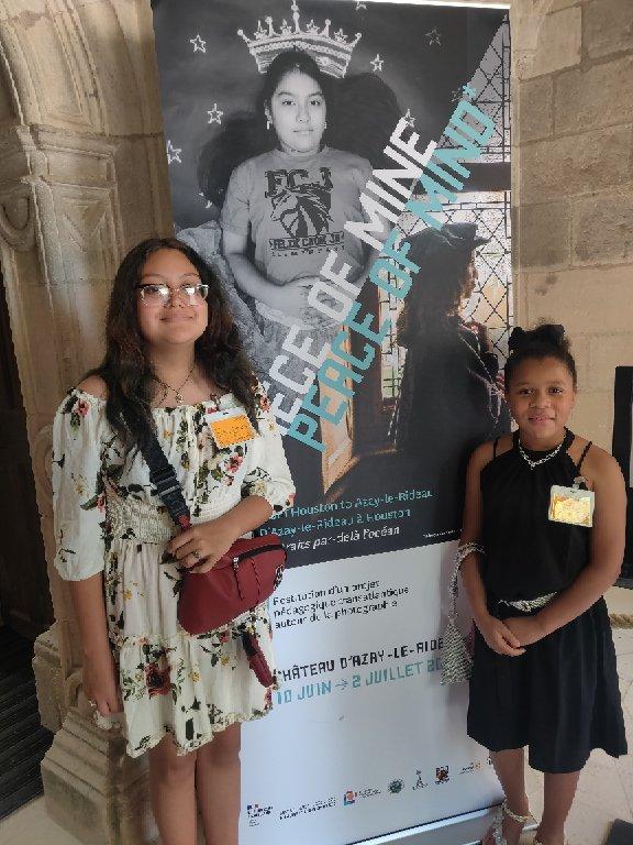 CookMagnet's tweet photo. We are immensely proud of our Advanced Art Ambassadors, Dennim Teart &amp; Norma Rodriguez, who traveled with their Art Teacher, Chris Perkins, and Karine Parker, Director of BeThePeaceBeTheHope, to France to attend the opening of their collaborative exhibition. #MagnetSchools https://t.co/pcQlUhUlKU