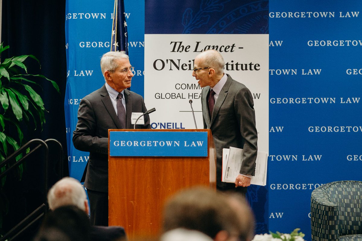 Lawrence Gostin (@lawrencegostin) on Twitter photo I am delighted Tony Fauci is joining the <a href="/Georgetown_Uni/">GeorgetownUniversity</a> faculty. Tony has been a dear friend since we worked together on the AIDS epidemic. He is nothing short of a national treasure. Tony has been a huge supporter of the <a href="/oneillinstitute/">O'Neill Institute</a> & it will be a joy to partner with him. I am delighted Tony Fauci is joining the <a href="/Georgetown_Uni/">GeorgetownUniversity</a> faculty. Tony has been a dear friend since we worked together on the AIDS epidemic. He is nothing short of a national treasure. Tony has been a huge supporter of the <a href="/oneillinstitute/">O'Neill Institute</a> & it will be a joy to partner with him.