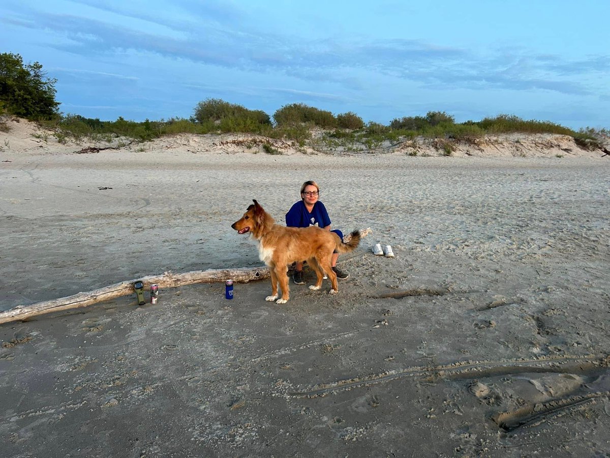 Just a woman and her best friend… #roughcollie #lassie #FuzzyWuzzyBuzzy #buzz #campers