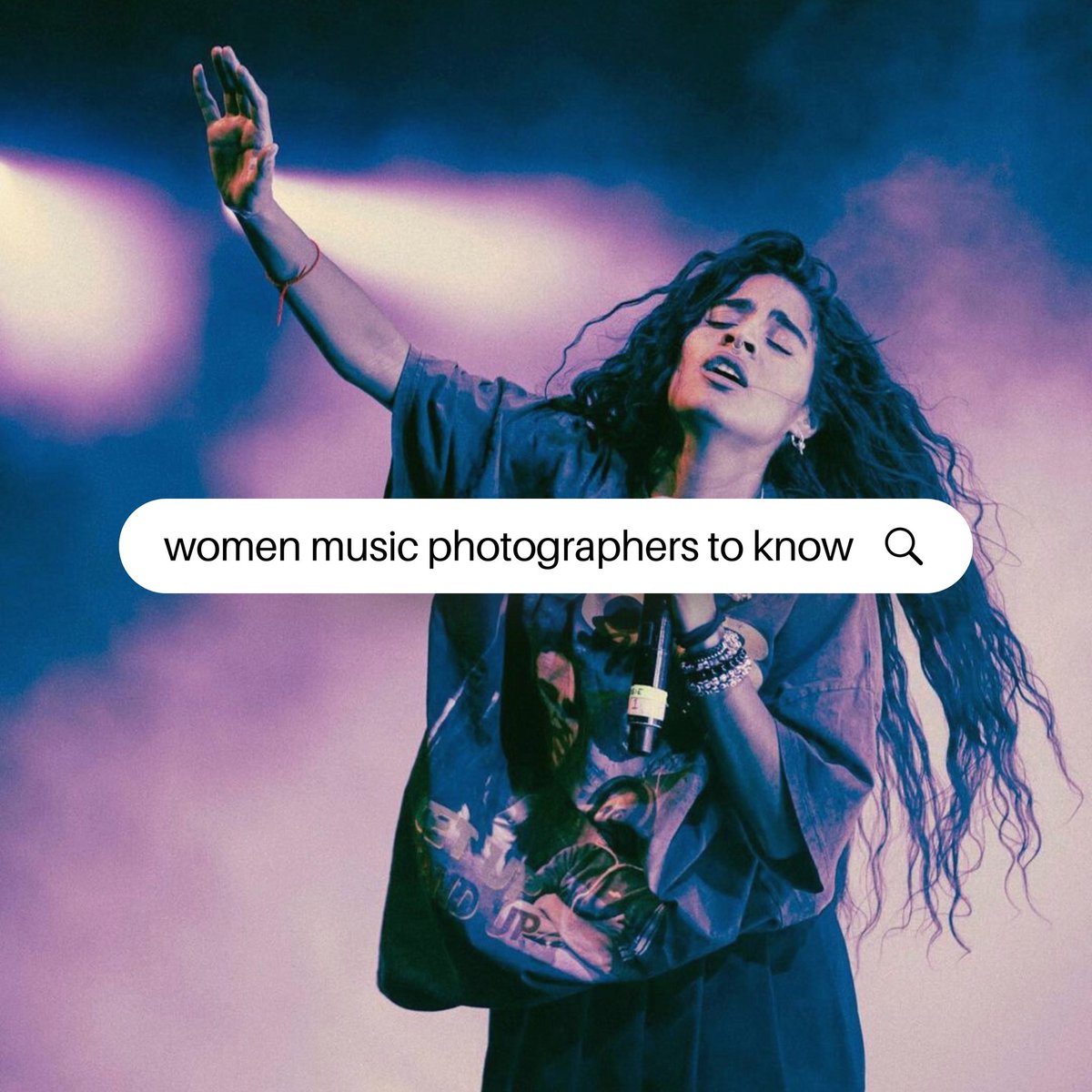 amplifyhervoice's tweet photo. Today we’re back with round ✌️ of highlighting some of the many iconic women music photographers calling the shots and making space for the next generation of aspiring photogs. 

📸 See the full list: https://t.co/mWJMkFc9hs https://t.co/C0cgJWlMr8