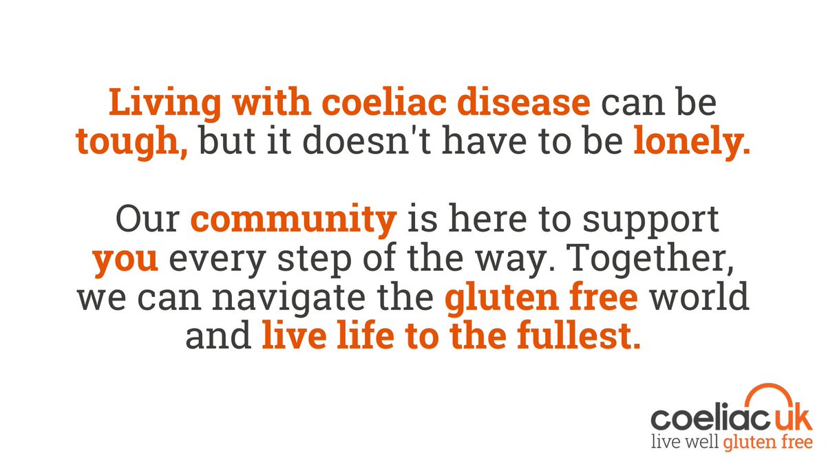 Coeliac UK is here to support you every step of the way. As a member, you'll get instant access to support and resources that will help you live well, gluten free. Join us today and find out more about Coeliac UK membership: coeliac.org.uk/join-us/member…
