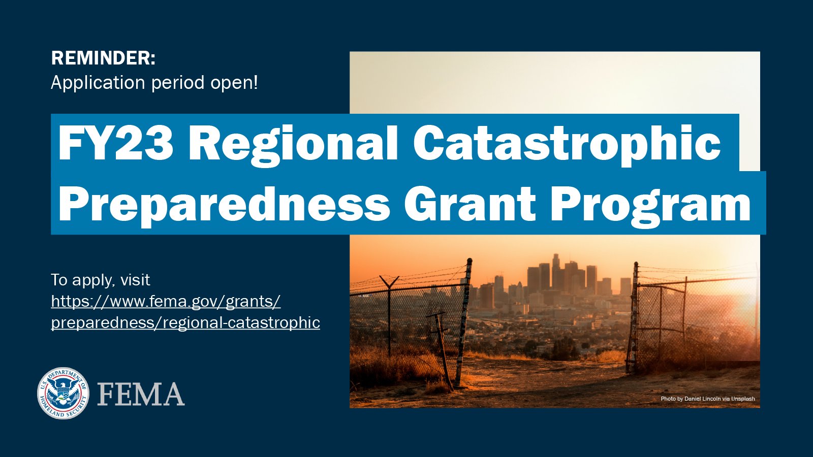 FEMA Grants on Twitter "Open through July 24, the FY23 Regional