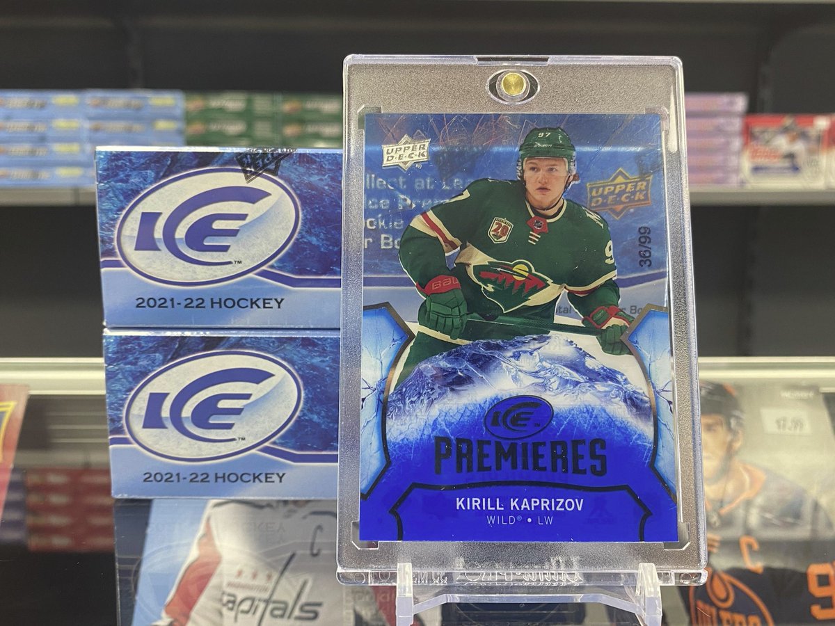 breakaway_sc's tweet image. Kaprizov Ice Premieres /99 pulled from today's @UpperDeckSports Ice case break! Join a break today on breakawaysc.com #boxbreak #casebreak #upperdeck
