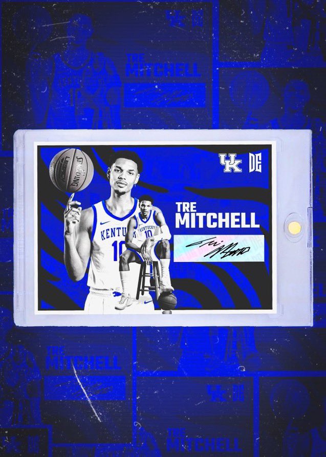 Tre Mitchell commits to Kentucky!

The 6’9 West Virginia transfer will make an immediate impact on this young team 😼

Thanks again <a href="/WVUBarstool/">WVU Barstool</a>