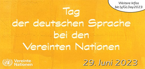 UNgts's tweet photo. Die Vereinten Nationen feiern am 29. Juni wieder den Tag der deutschen Sprache.

Schauen Sie heute noch auf unserer Webseite https://t.co/wIa5BdzvIF vorbei. Verpassen Sie keine Anmeldefristen! https://t.co/tVyCIeM8d5