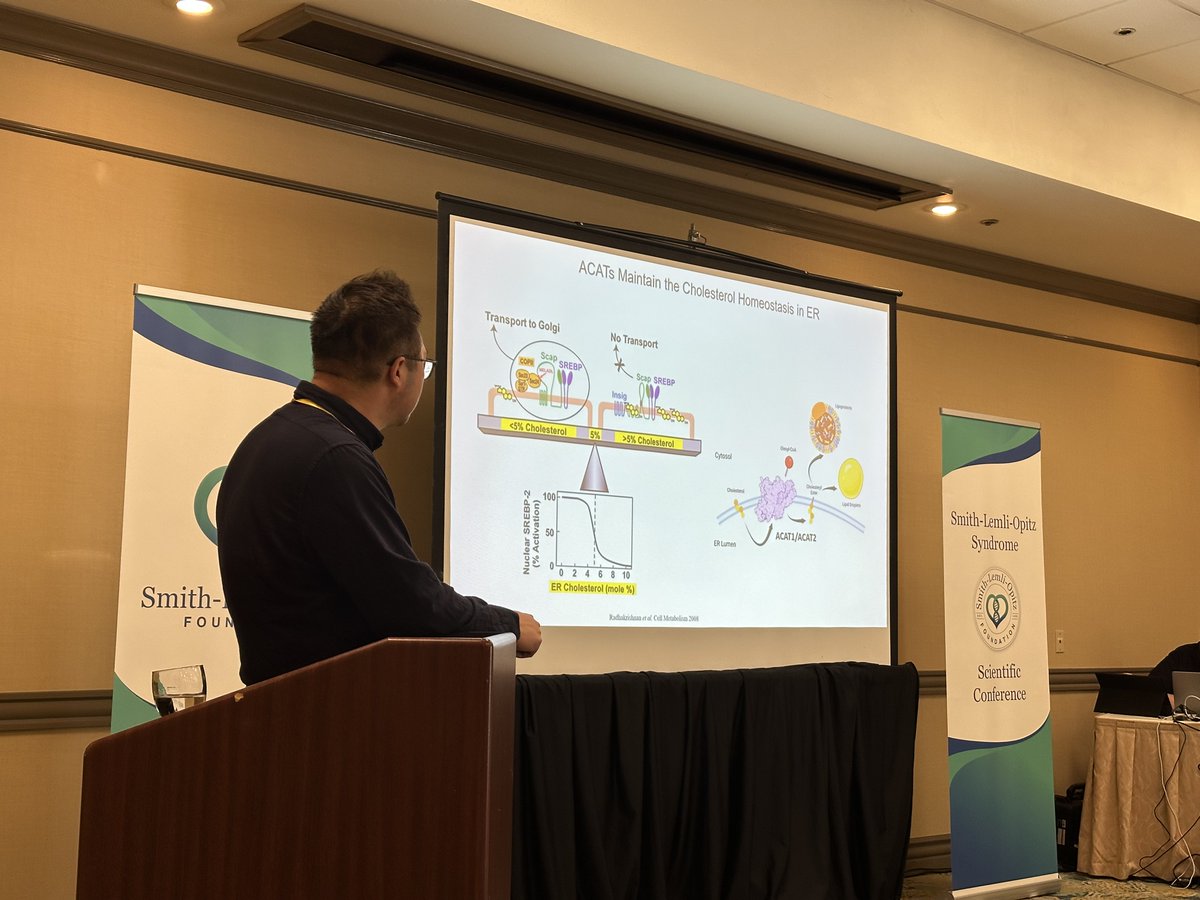 UwXulab's tweet photo. Itโs been a great pleasure to co-host the 2023 Smith-Lemli-Opitz Syndrome Scientific Conference with @slosf ! So many inspiring talks! #HedgehogSignaling #Cholesterol #structuralbiology #RareDisease #OctopusSelfDestruct @UWMedChem @UW_Pharmacy @XiaochunLi2 @ColognaLab @ZYanWang https://t.co/fiYTbkZcIP