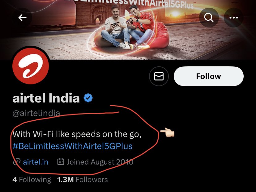iamsaifkhann's tweet photo. @airtelindia AirTel 5G
With WiFi like speeds?? 
Par airtel WiFi chalta kab hai?? 🤣 https://t.co/P4TFQOHovr