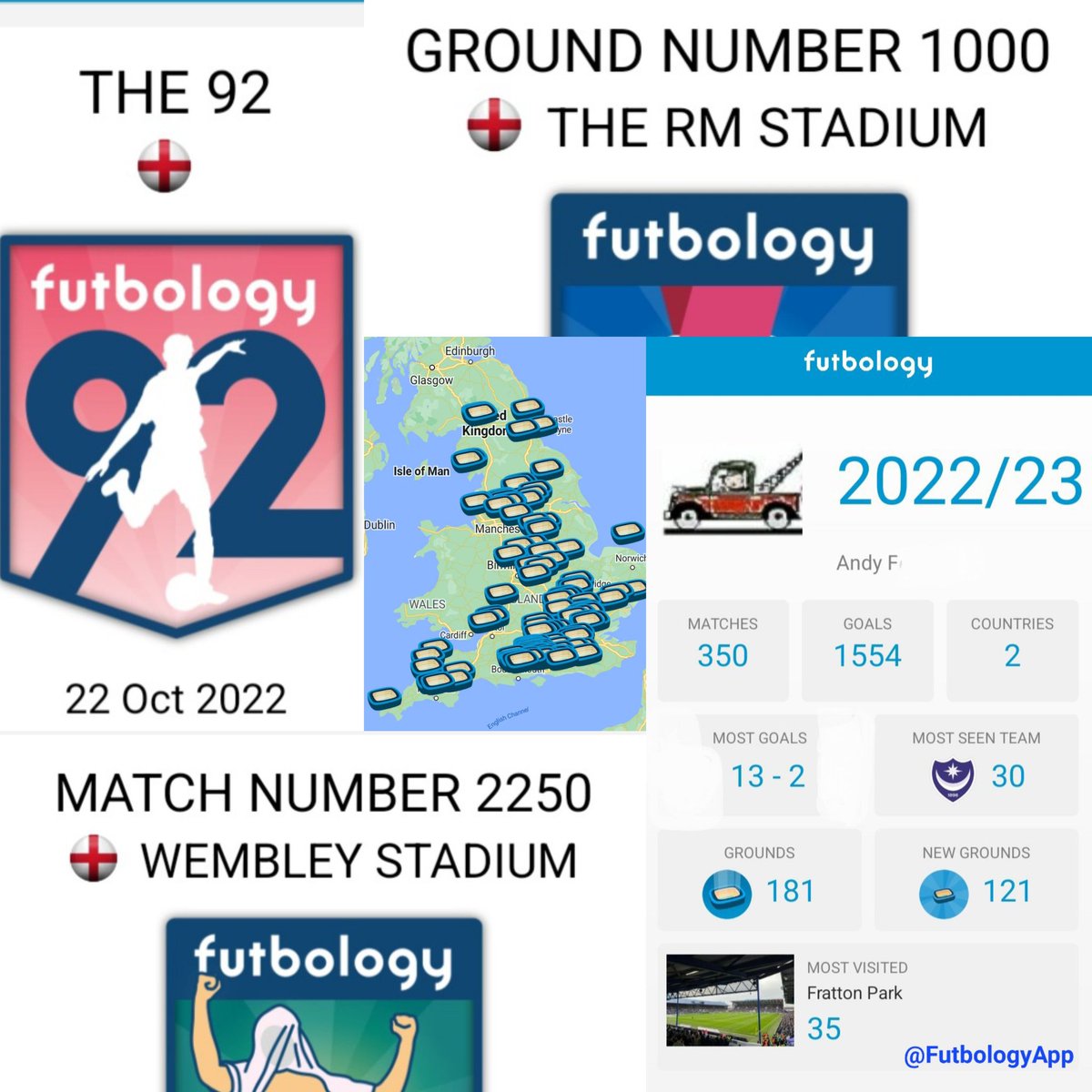 redlegTudor's tweet image. Apologies for the lack of match coverage + photos this Spring .. been busy #watchingfootball 👀

Here&apos;s to 2023/24 providing plenty more @footballgrounds to visit .. with the @FutbologyApp .. a @NonLgeProgs .. and a @NonLeagueCrowd 👍

#greatseason
#thanksforfollowing
#backonSat